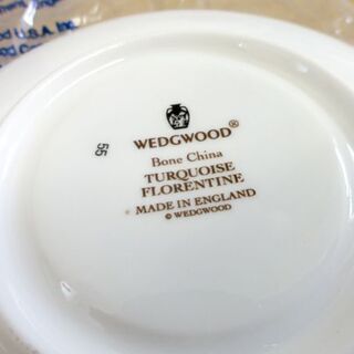 旧刻印 ウェッジウッド フロレンティーン ターコイズ ティーカップ&ソーサー 2客 リー 紅茶 コーヒー兼用  C&S 札幌 中央区 旧刻印 ウェッジウッド フロレンティーン ターコイズ ティーカップ