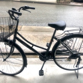 【ネット決済】26インチ6変速普通の自転車(黒)ほとんど乗ってません