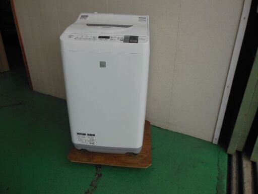 シャ－プ　洗濯機　ES-T5E4　5.5㎏　2017年製　中古品