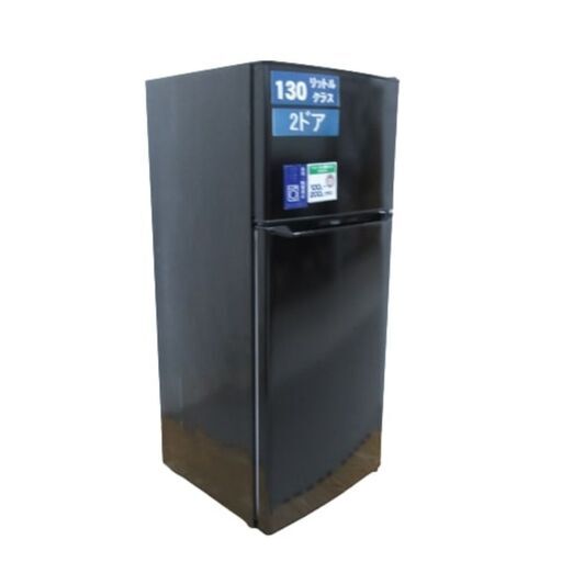 【店舗お渡し限定】Haier (ハイアール) 冷蔵庫 直冷式 130L 2ドア　ブラック 2019年製 洗浄・除菌済み　 JR-N130A-K