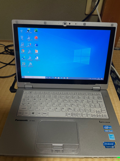 土日引取限定Panasonicタッチパネル12インチノートCF-AX2イラレoffice