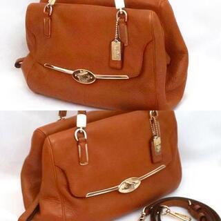 ◇COACH◇マディソン2way本牛革ショルダーバッグ/ターンロック 秋コーデ