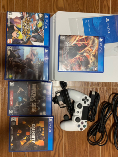 本日中に取引連絡限定】PS4 本体 CUH-1000 縦置きスタンド ソフト2本付