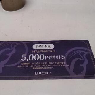 【ネット決済・配送可】５０００円割引券