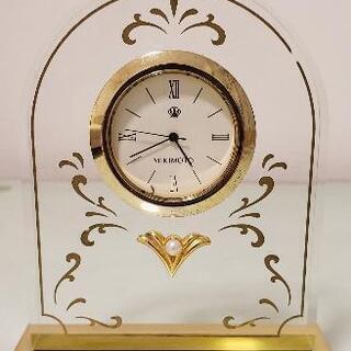 【MIKIMOTOミキモトパールの小さな置時計】