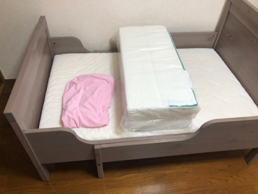 子供部屋模様替え: IKEAのキッズベッド minnenミンネン | 持続可能な 