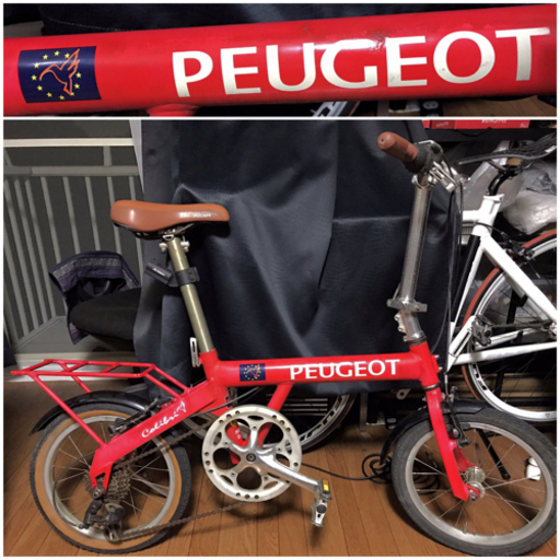 PEUGEOTプジョー定価6万円程Colibri16折り畳み自転車ミニベロバイク