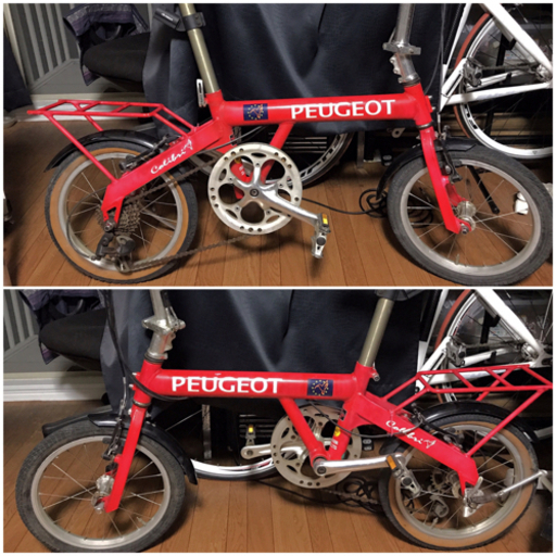 PEUGEOTプジョー定価6万円程Colibri16折り畳み自転車ミニベロバイク