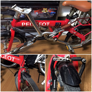 PEUGEOT 折り畳み自転車　コリブリ　レッド(北海道、沖縄除く) PEUGEOT 折り畳み自転車 コリブリ レッド(北海道、沖縄除く)