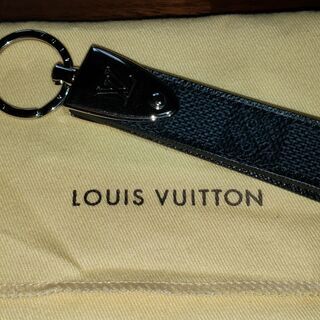 【き可】LOUIS VUITTON ヴィトン LOUIS VUITTON キーホルダー ポルトクレ・ドラゴンヌ ダミエ・アンフィニ