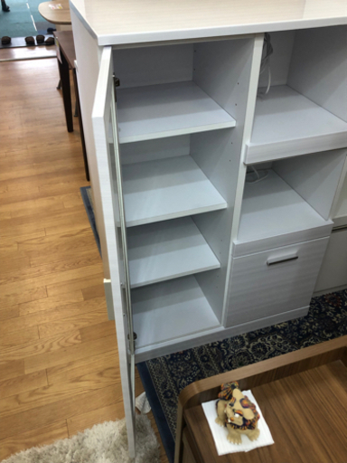 【リサイクルショップ八光　田上店　配達・設置OK】エナメルホワイト　美品レンジボード リサイクルサービス八光 田上店 配達・設置OK】エナメルホワイト