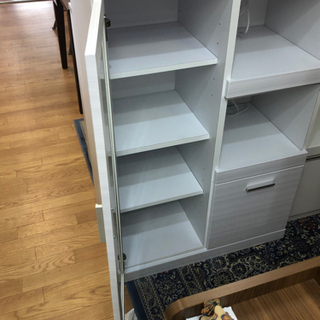 リサイクルサービス八光 田上店 配達・設置OK】ホワイト レンジボード