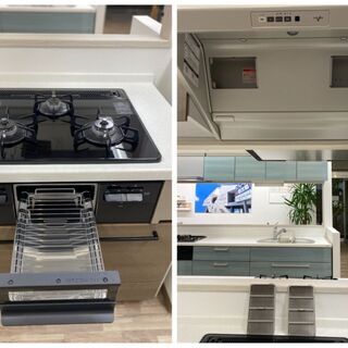 【1点限り】展示品システムキッチン（未使用品）トクラス（旧ヤマハ）製/サイクロンフード付