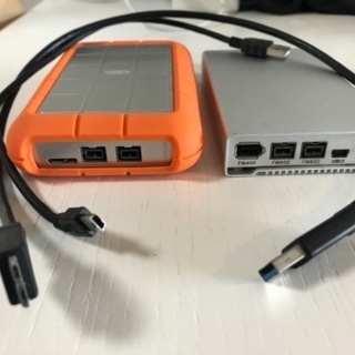 ハードディスク2T & 500G & USBハブ