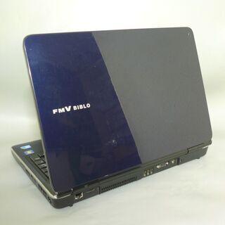 ブルー ノートパソコン 中古良品 Windows10 15.6型ワイド 富士通 NF 