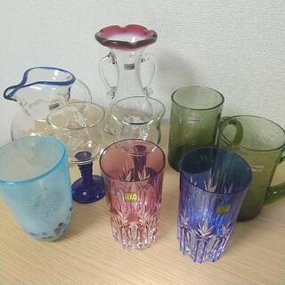 【ビードロ】グラス 花瓶 セット 取引中