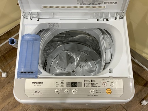 お取引感謝終了⭐︎美品中古⭐︎ラストビックサマーセール！パナソニック Panasonic 洗濯機 一人暮らし 2019年製 全自動洗濯機 5.0kg  送風 乾燥機能付き NA-F50B12