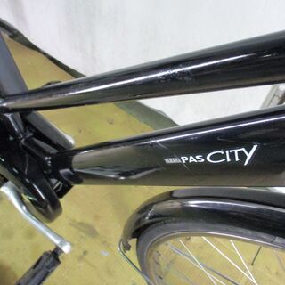 ☆中古電動自転車☆B450 YAMAHA PAS CITY ブラック 8.9Ah バッテリー