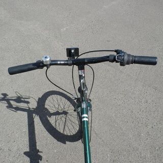 【2023年購入】折り畳み自転車 6段変速 緑 CAMP OUT 折りたたみ自転車 20インチ 緑 6段切替 6段変速 折り畳み 自転車