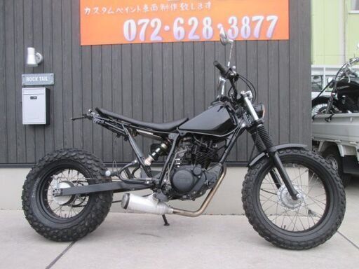 ★１７万円！TW200　人気の黒！実働車★ロンスイカスタム！ヤマハ　TW！TW200