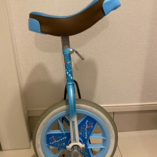【ネット決済】子供用一輪車　ブルー