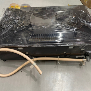 パロマ 都市ガスコンロ 2017年製6ヶ月保証 プッシュ式 左強火力 管理番号60309