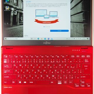 返品可 発色が非常に素晴らしい Core-i5 8265U 富士通 UH75/C3改 Fujitsu FMVU75C3R改 Office無し 赤 ガーネットレッド 返品可 発色が非常に素晴らしい Core-i5 8265U 富士通 UH75/C3改