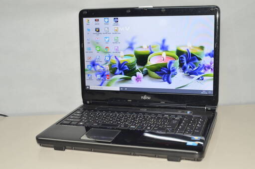 Windows10+office 大容量HDD500GB 富士通 NF/G50 高速 i3-330M//4GB/15.6インチ/無線内蔵/DVDマルチ/HDMI/テンキー/便利なソフト