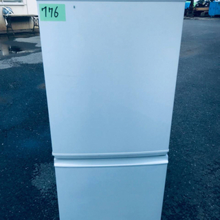 ①776番 シャープ✨ノンフロン冷凍冷蔵庫✨SJ-UY14-W‼️ ctgroup.com.pe