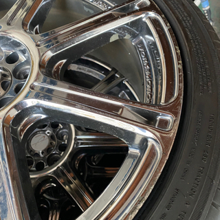 work エモーション？　メッキ　５穴　4本セット