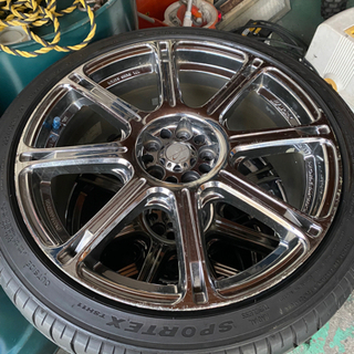 work エモーション？　メッキ　５穴　4本セット