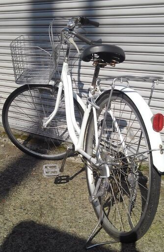 26インチ  中古 自転車 6480円  6段切替  鍵新品！  オートライト付 安心の新規防犯登録料込