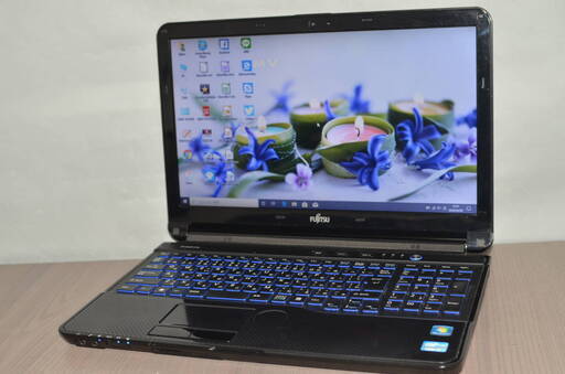 中古良品 ノートパソコン Windows10+office 富士通 AH53/G core i3-2350M/大容量HDD750GB/4GB/15.6インチ/無線/ブルーレイ/HDMI/便利ソフト