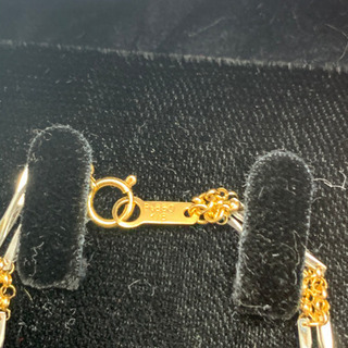 K18/PT850 デザイン ネックレス 居東屋