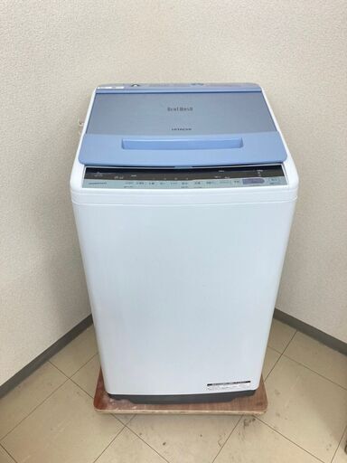 【極上美品】【地域限定送料無料】洗濯機 HITACHI 7kg 2019年製 BSS090302