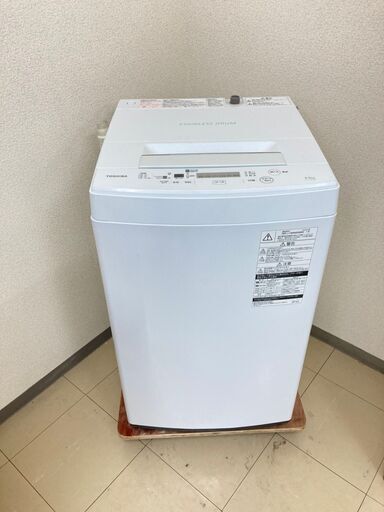 【良品】【地域限定送料無料】洗濯機 TOSHIBA 4.5kg 2018年製 ASB090305