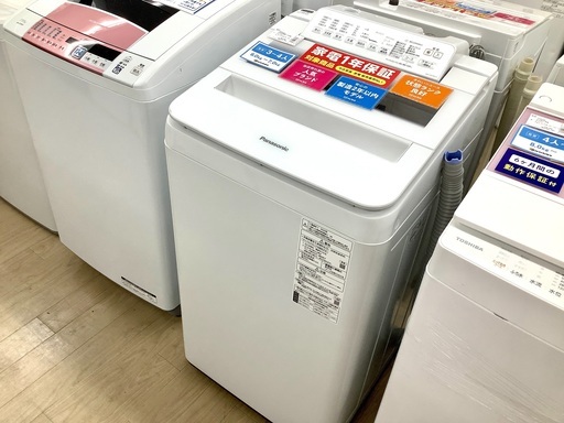 1年保証付！2020年製 Panasonic(パナソニック)の簡易乾燥機能付洗濯機