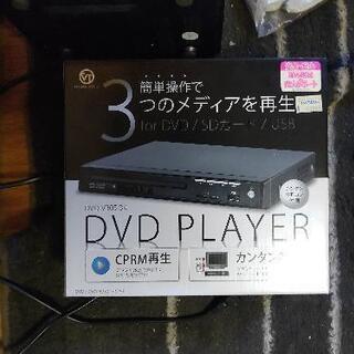 DVDプレーヤー　テレビまでの配線あり