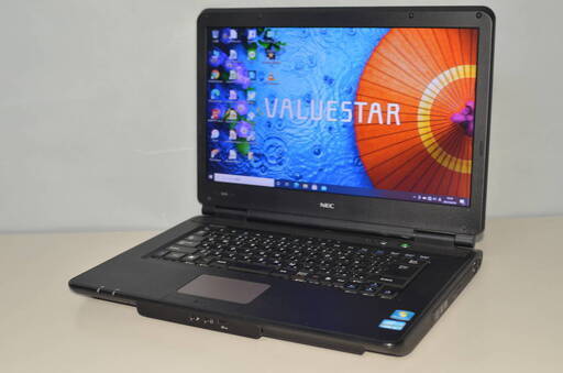 中古ノートパソコン Windows10+office 大容量HDD1TB NEC VK25MX-D 高速core i5-2520M/4GB/15.6インチ/DVDマルチ/HDMI/便利なソフト