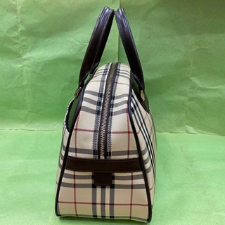 在庫1点限り【愛品館江戸川店】バーバリー ミニボストンノバチェック