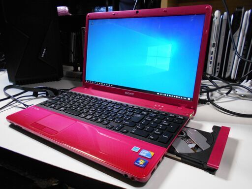 ノートパソコン SONY VAIO Windows10  CPU i5-430M  メモリ4GB 　新品SSD120GB  Office2016付