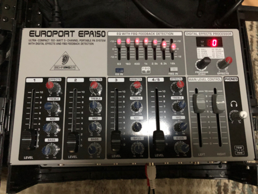【極美品 】ベリンガー EPA150 ウルトラコンパクトPAシステム BEHRINGER 簡易PAシステム EPA150 - YouTube