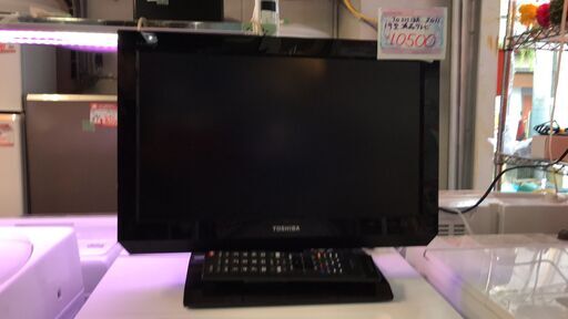 ☆中古 激安！！￥10,500！！　TOSHIBA　東芝　19インチ液晶テレビ　2011年製　19A2型　【BBI017】