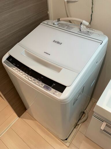 HITACHI 日立 全自動洗濯機 ビートウォッシュ 8kg BW-V80C-
