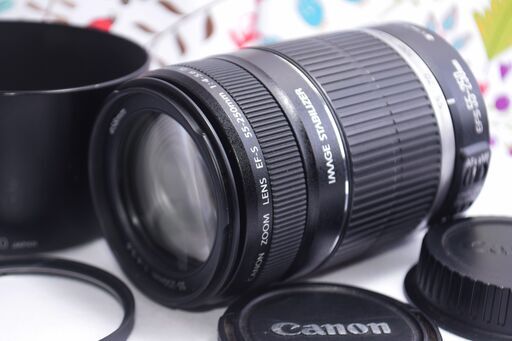 キャノン望遠レンズ★EF-S 55-250mm手ブレ補正つき☆