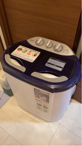 【新規受付一時停止】洗濯機小型 二層式 ステンレス脱水