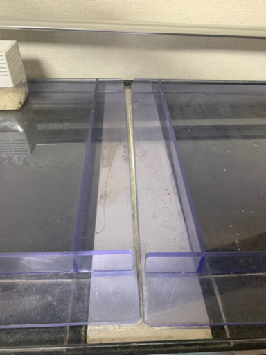 W1500×D600×H450オーバーフロー底面ブラックアクリル水槽（訳あり）