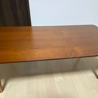 ニトリ折りたたみテーブル (SS-9045 DBR)