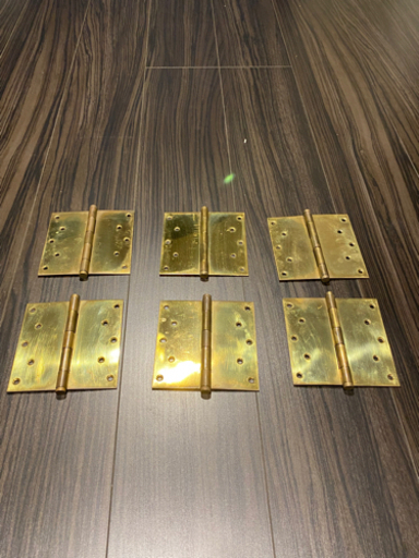 蝶番　アンティーク　ゴールド