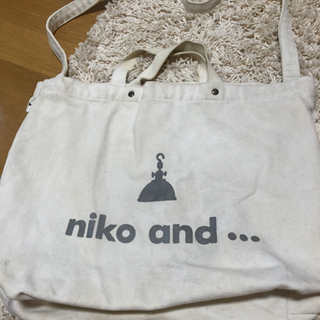 【ネット決済】niko and… トートバッグ　若干汚れあり